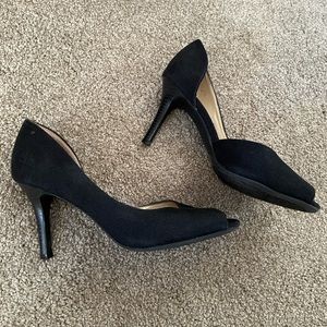 D’Orsay Black Pump - Peep Toe